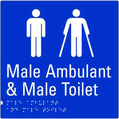 Male Ambulant and Male Toilet