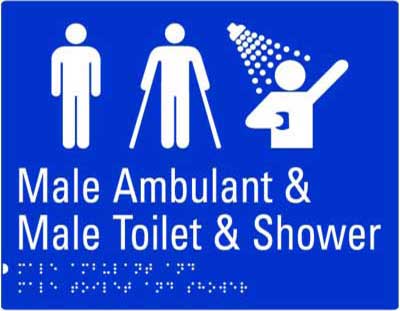 Male Ambulant and Male Toilet + Shower