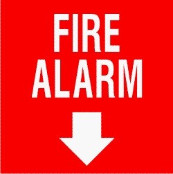 Fire Alarm With Arrow