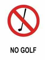 No Golf